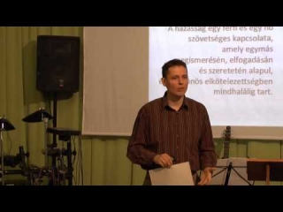 Házasság vagy paráznaság - Megszentelődés 1.